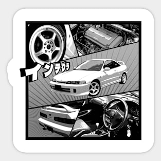 JDM Car Integra Sticker